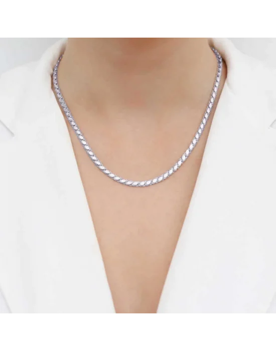 Gümüş Pullu Arpa Zincir