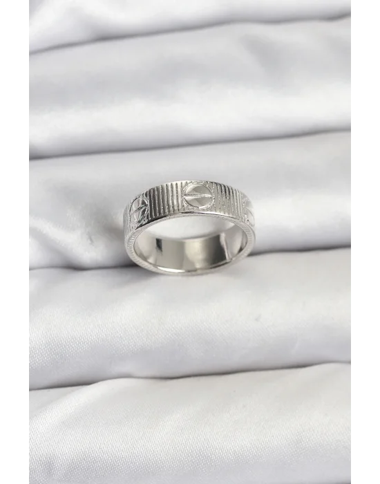 Gümüş Renk Model Kadın Yüzük