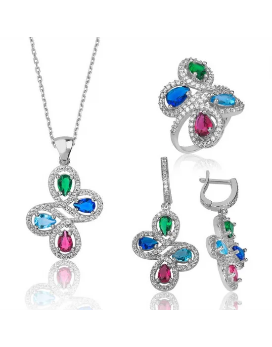 Gümüş Renkli Bayan Set