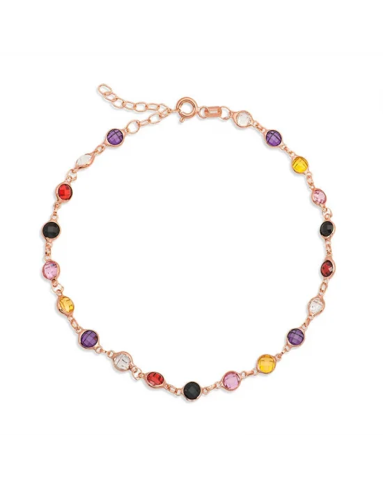 Gümüş Renkli Taşlı Bayan Bileklik