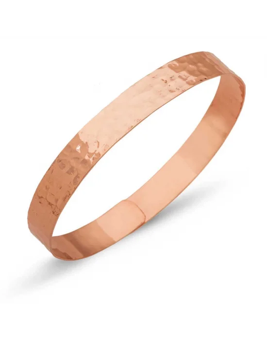 Gümüş Rose Elişi Dövme Bayan Bilezik