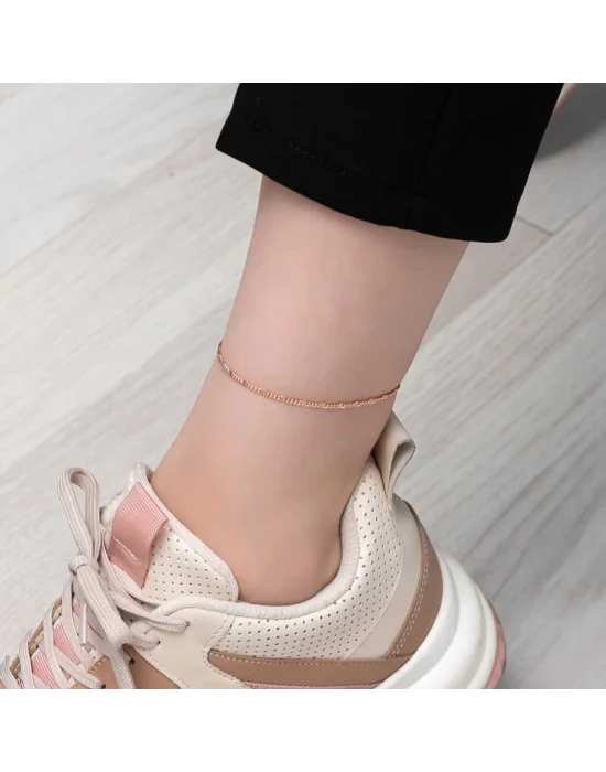 Gümüş Rose Kalemli Halhal