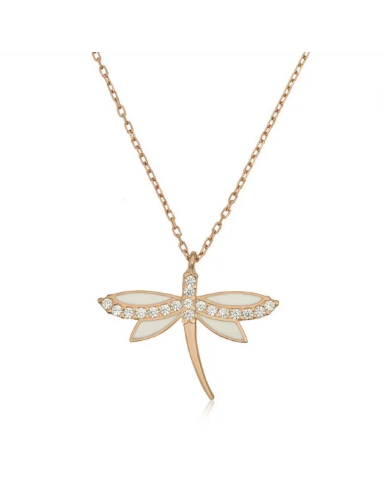 Gümüş Rose Yusufçuk Bayan Kolye