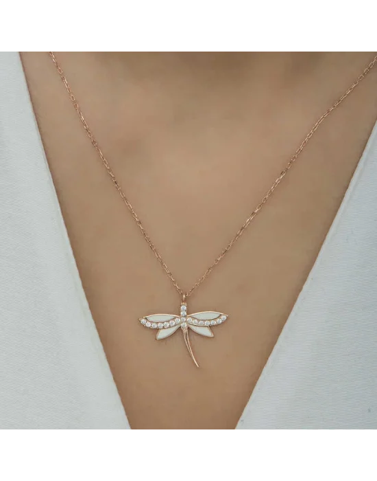 Gümüş Rose Yusufçuk Bayan Kolye