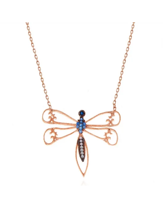 Gümüş Rose Yusufçuk Kadın Kolye