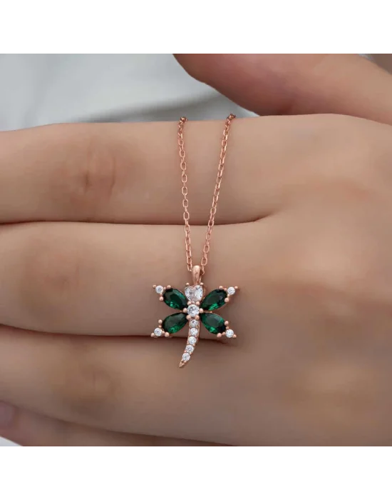 Gümüş Rose Yusufçuk Kadın Kolye