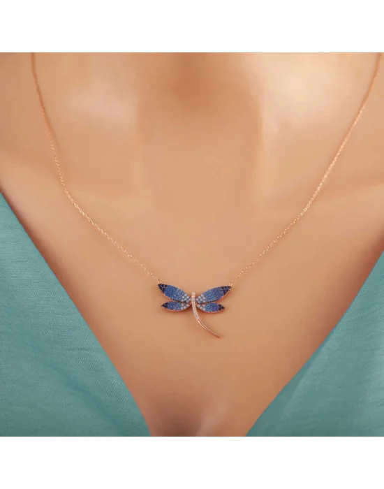 Gümüş Rose Yusufçuk Kadın Kolye