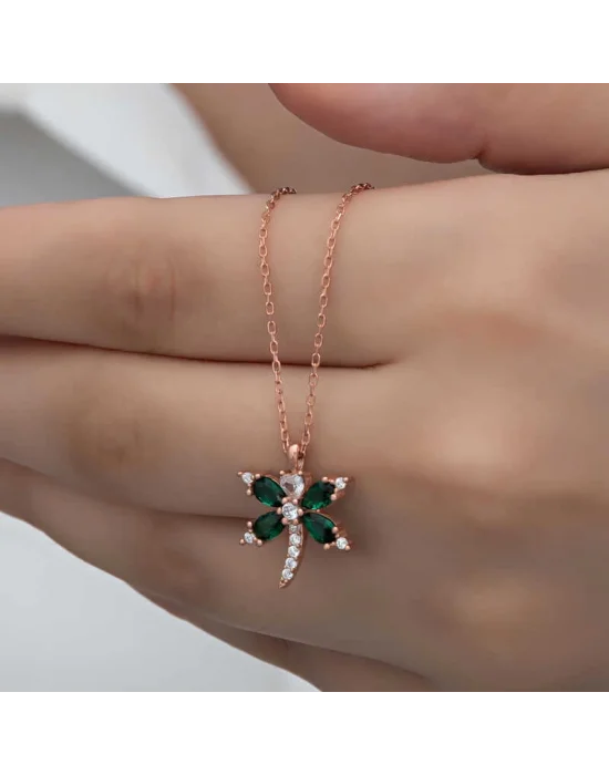 Gümüş Rose Yusufçuk Kadın Kolye