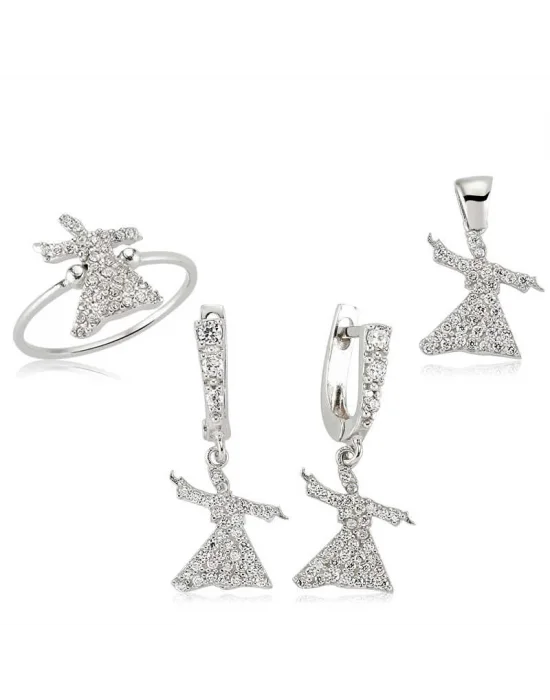 Gümüş Semazen Bayan Set