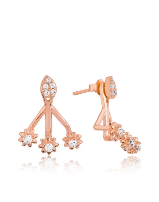 Gümüş Sihirli Çiçek Küpe