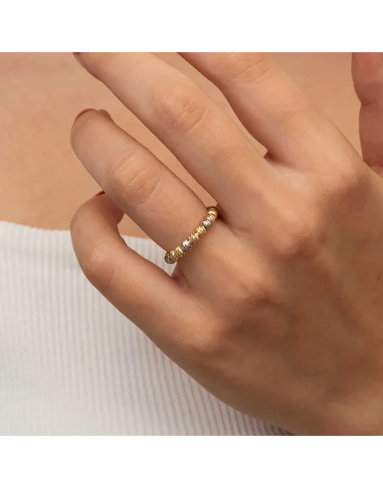 Gümüş Sıralı Dorika Kadın Yüzük