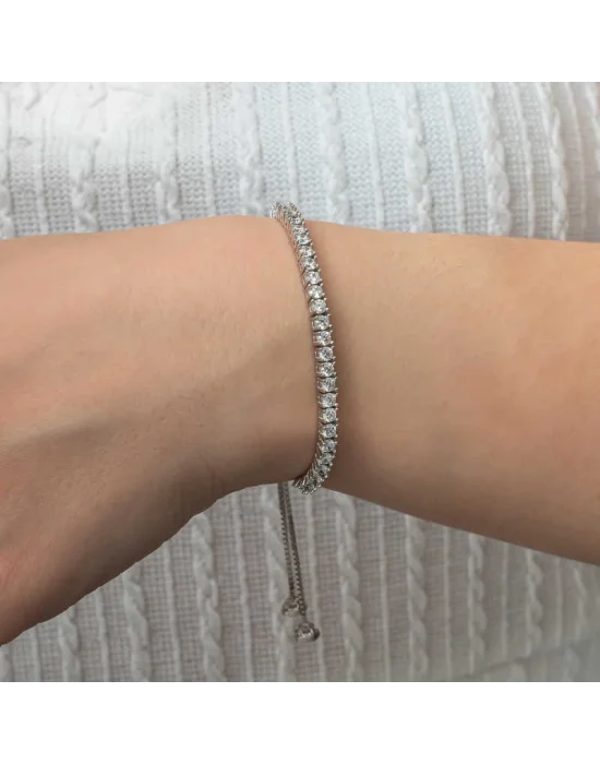 Gümüş Su Yolu Asansörlü Kadın Bileklik