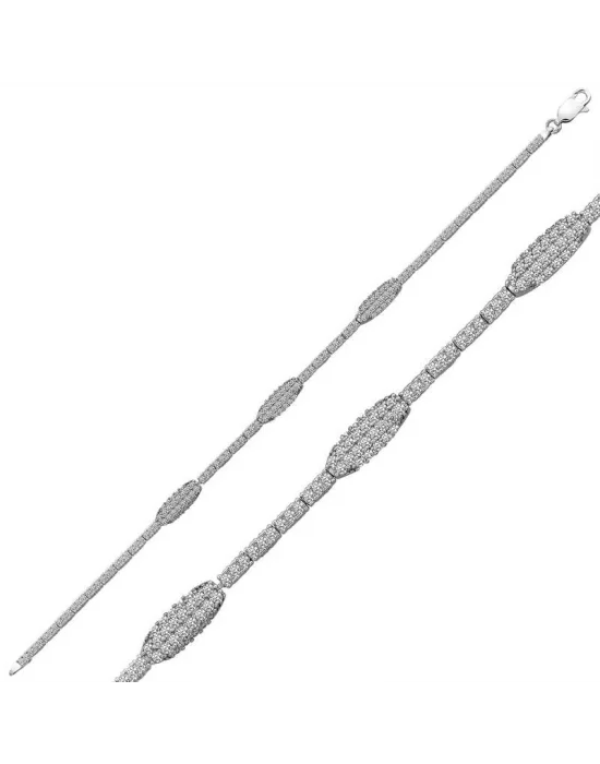 Gümüş Su Yolu Bayan Bileklik