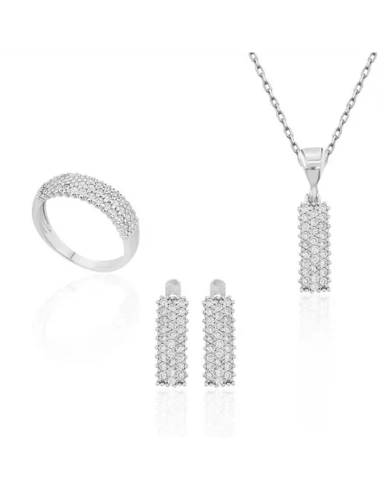 Gümüş Su Yolu Bayan Set