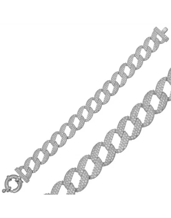 Gümüş Taşlı Gurmet Bayan Bileklik