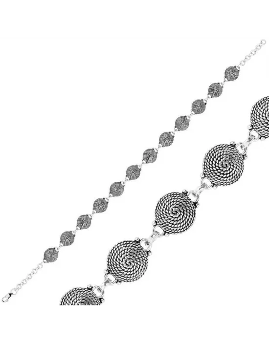 Gümüş Telkari Bayan Bileklik