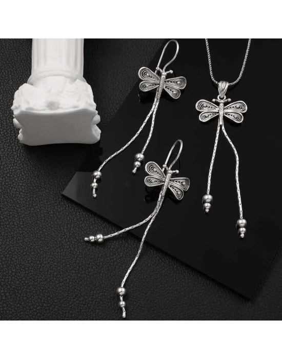 Gümüş Telkari Yusufçuk Kadın Set