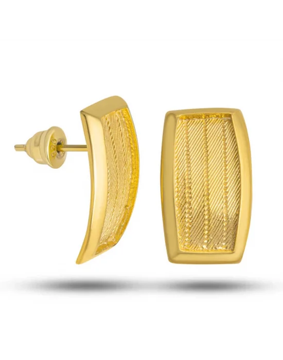 Gümüş Trabzon Hasır Kadın Küpe