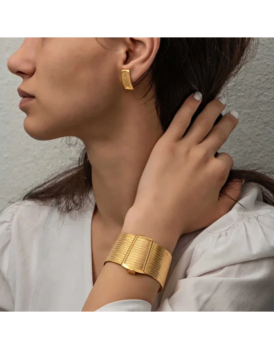 Gümüş Trabzon Hasır Kadın Set