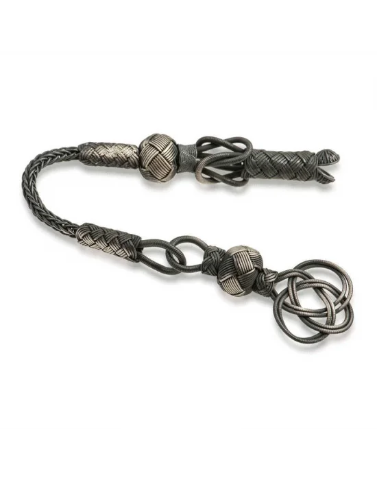 Gümüş Trabzon Örmesi Kazaz Tesbih Püskülü