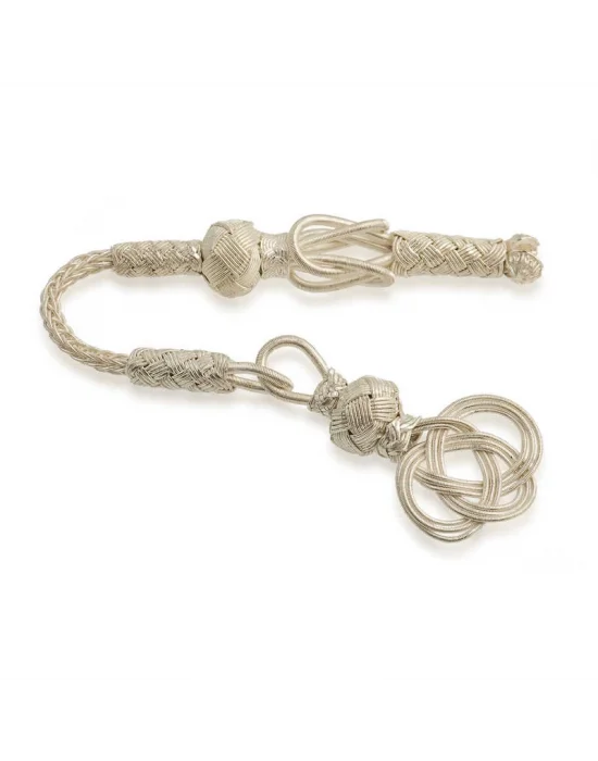 Gümüş Trabzon Örmesi Kazaz Tesbih Püskülü