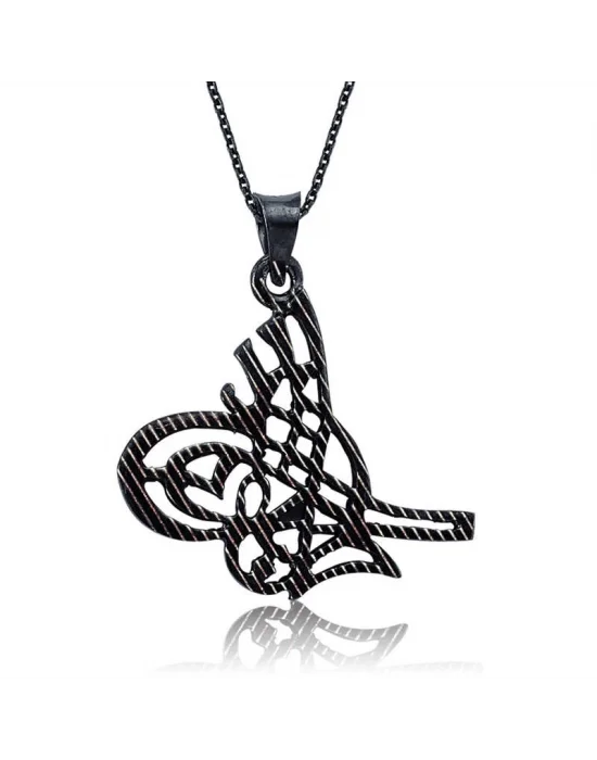 Gümüş Tuğra Bayan Kolye