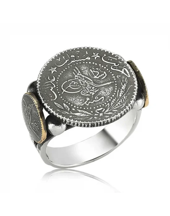 Gümüş Tuğralı Erkek Yüzük