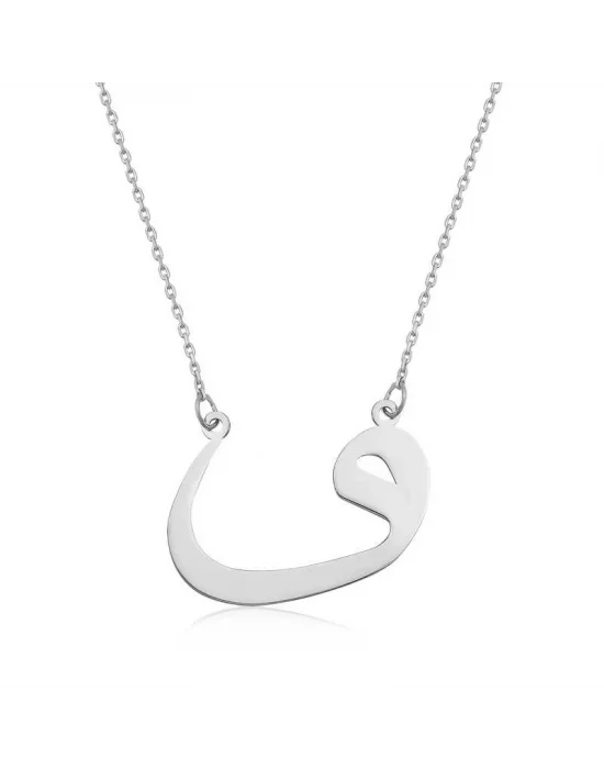 Gümüş Vav Bayan Kolye