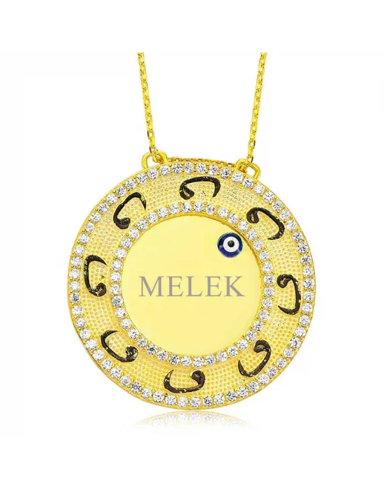 Gümüş Vav Kişiye Özel İsimli Bayan Kolye