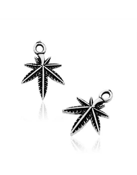 Gümüş Yaprak Tesbih Püskül Ucu