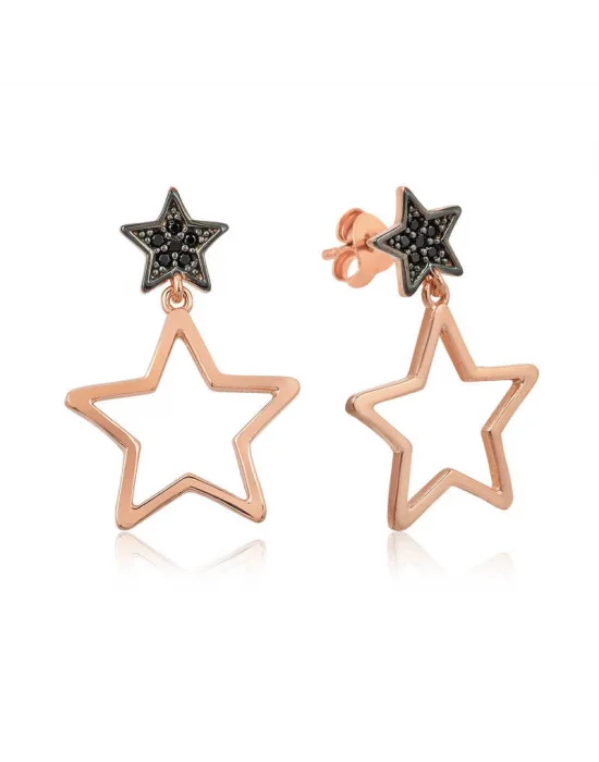 Gümüş Yıldız Küpe