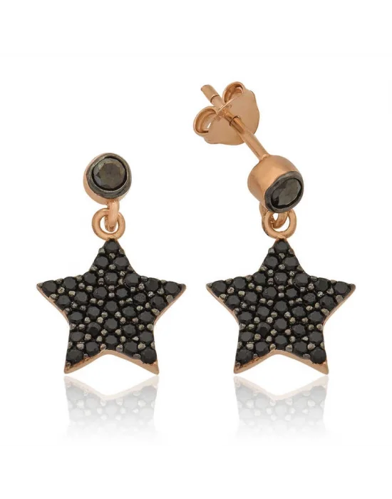 Gümüş Yıldız Küpe