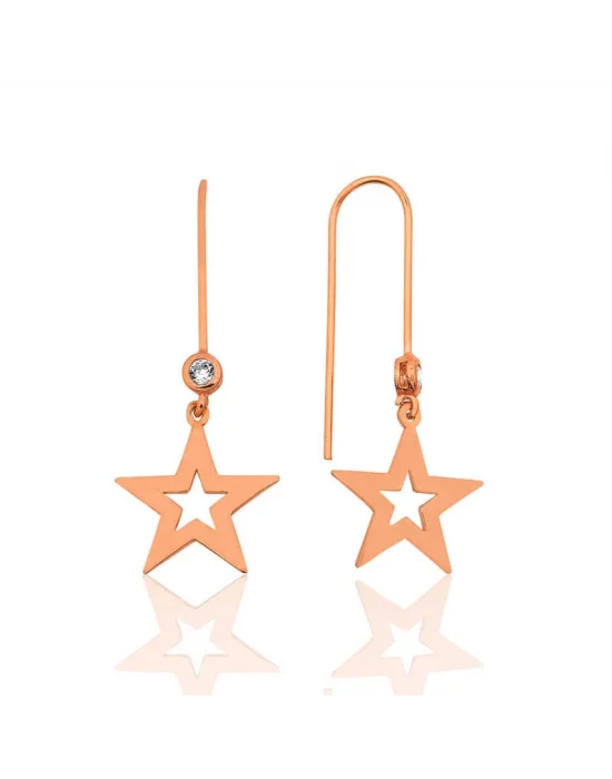 Gümüş Yıldız Küpe