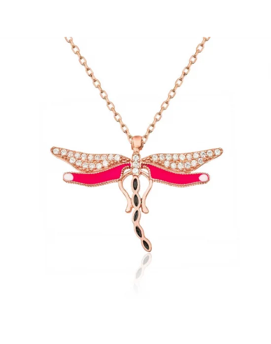 Gümüş Yusufçuk Bayan Kolye