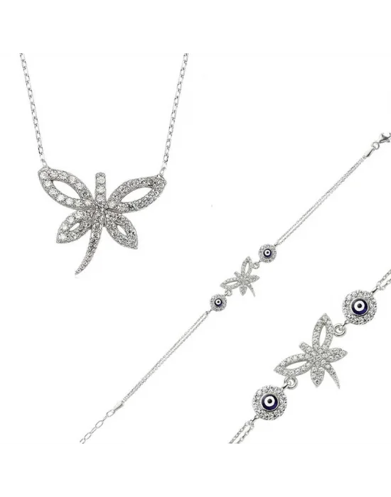 Gümüş Yusufçuk Bayan Set