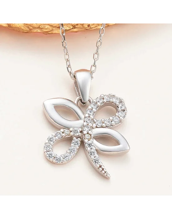 Gümüş Yusufçuk Kadın Kolye