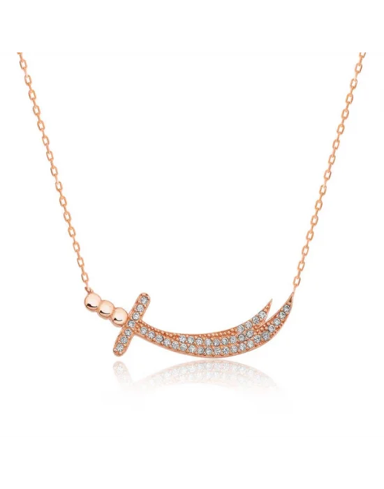 Gümüş Zülfikar Kılıcı Bayan Kolye