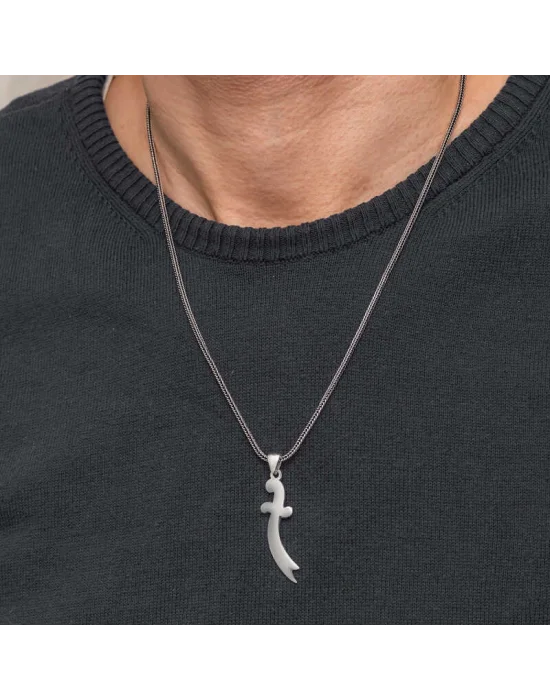 Gümüş Zülfikar Kılıcı Erkek Kolye