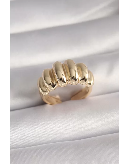 Pirinç Gold Renk Kadın Yüzük