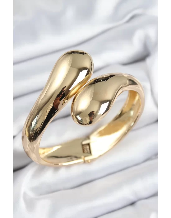 Pirinç Sarmal Model Gold Renk Kadın Kelepçe