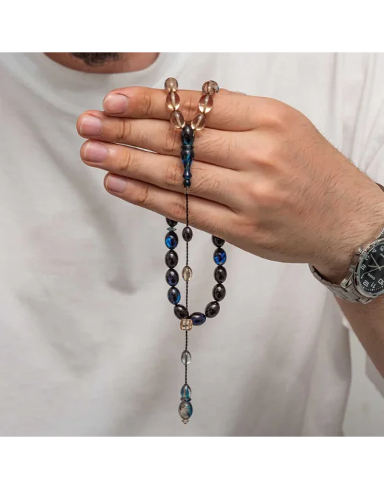 Sıkma Kehribar Tesbih