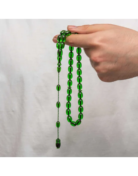 Sıkma Kehribar Tesbih