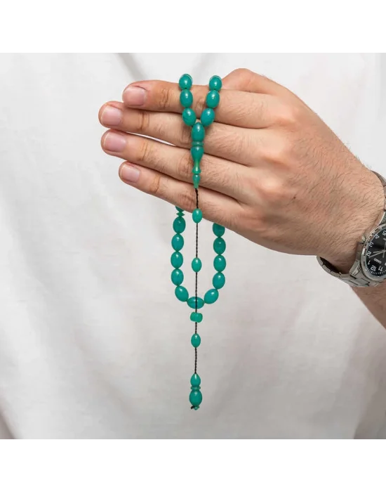 Sıkma Kehribar Tesbih