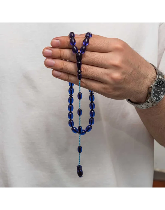 Sıkma Kehribar Tesbih