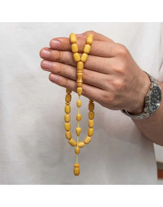 Sıkma Kehribar Tesbih