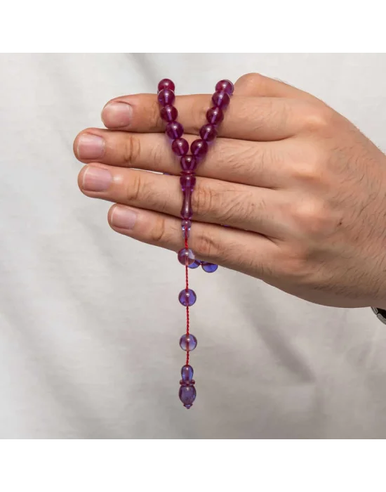 Sıkma Kehribar Tesbih