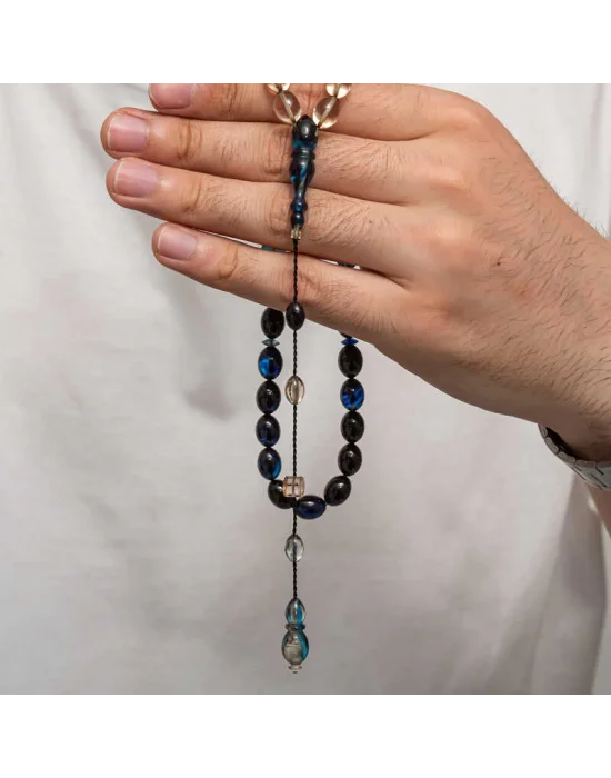 Sıkma Kehribar Tesbih