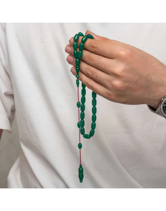 Sıkma Kehribar Tesbih