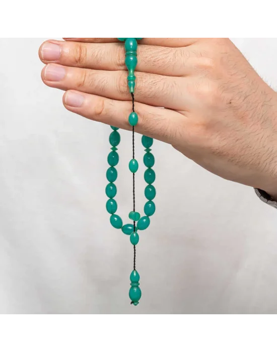 Sıkma Kehribar Tesbih