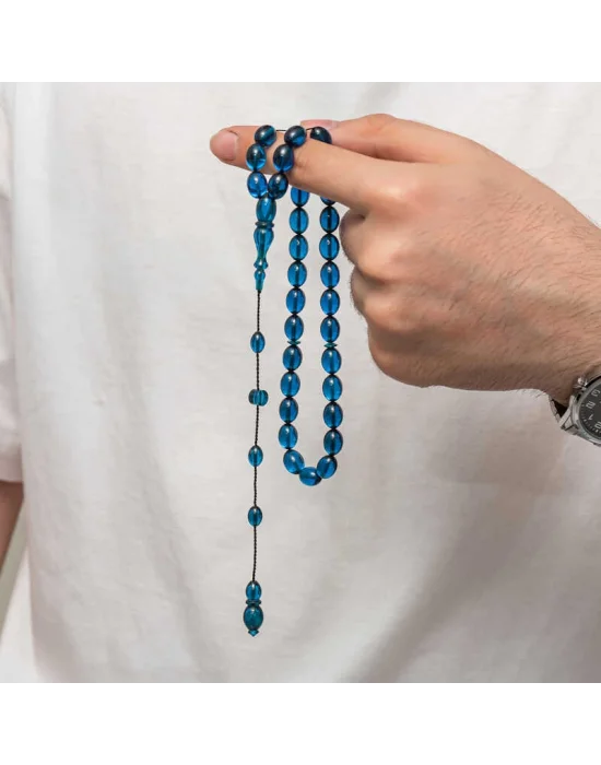 Sıkma Kehribar Tesbih